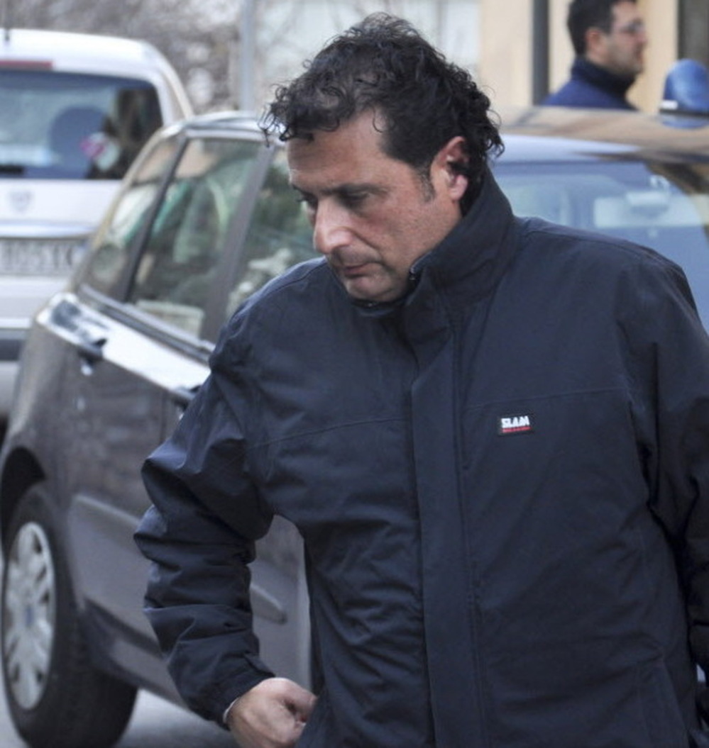 Francesco Schettino, the captain of the luxury cruiser Costa Concordia, on Saturday.