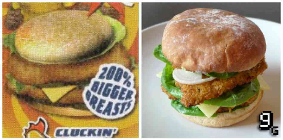 ...the Cluckin' Bell Fowl Burger in "Grand Theft Auto IV."