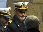 Italian coast guard Capt. Gregorio De Falco (center) has become a national hero for ordering the captain of a sinking cruise liner to get back onboard and oversee the ship's evacuation. Here, De Falco arrives in court for a hearing on Tuesday. Italian coast guard Capt. Gregorio De Falco (center) has become a national hero for ordering the captain of a sinking cruise liner to get back onboard and oversee the ship's evacuation. Here, De Falco arrives in court for a hearing on Tuesday.