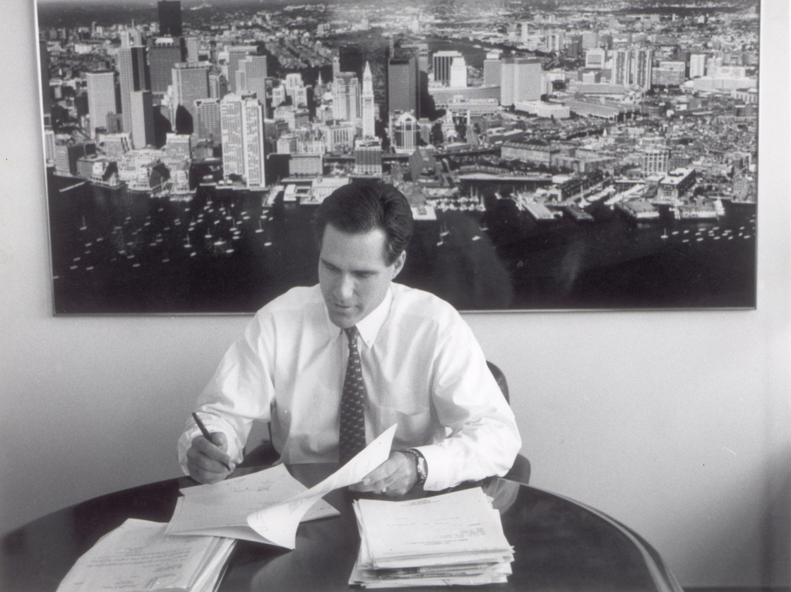 Before entering politics in the 1990s, Romney co-founded Bain Capital, one of the nation's largest and most profitable private equity funds.