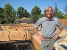 James Witt stands next to the foundation of a house he is building in Palo Alto. Witt has built a successful business by tearing down and rebuilding houses in Silicon Valley. James Witt stands next to the foundation of a house he is building in Palo Alto. Witt has built a successful business by tearing down and rebuilding houses in Silicon Valley.