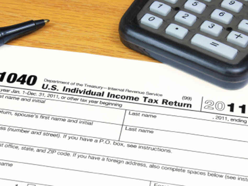 A 1040 tax form A 1040 tax form
