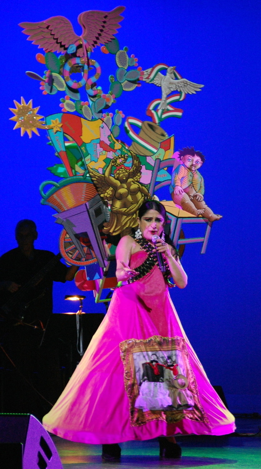 Astrid Hadad performs in Mexico.