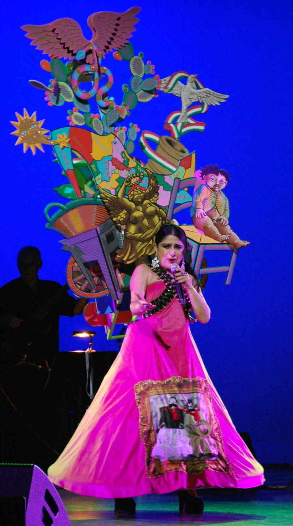 Astrid Hadad performs in Mexico.