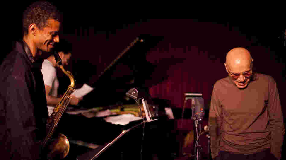 Mark Turner (left) told JazzSet, "I consider myself an economical player, not at the top of my voice on every song no matter what, and Paul [Motian] is like that."