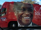 The Herman Cain tour bus in South Carolina. The Herman Cain tour bus in South Carolina.