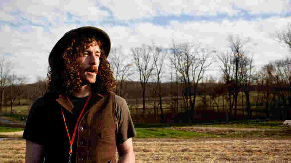 Butcher-in-training Andrew Plotsky at the 2011 Young Farmers Conference.