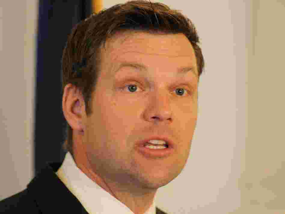 Kansas Secretary of State Kris Kobach has endorsed Mitt Romney — an endorsement that some say could be toxic to the Republican presidential candidate. 