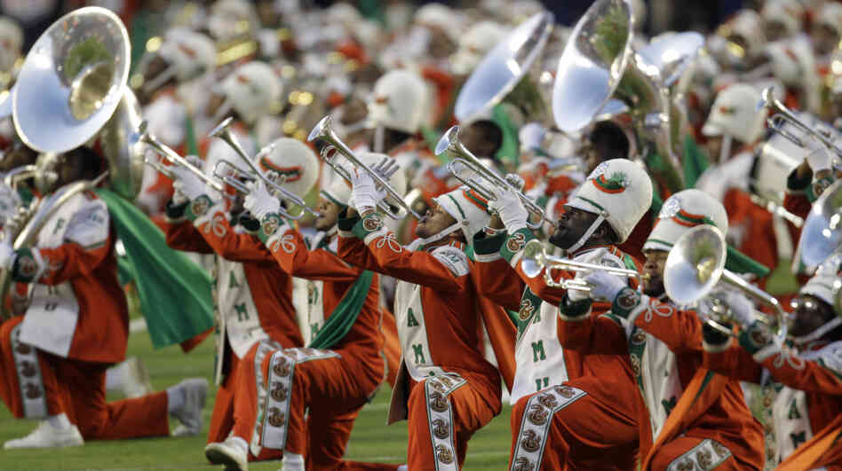 The Florida A&M University Marching 100 Band.