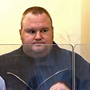 Megaupload founder Kim Dotcom, also known as Kim Schmitz, in an Auckland, New Zealand, court Friday.