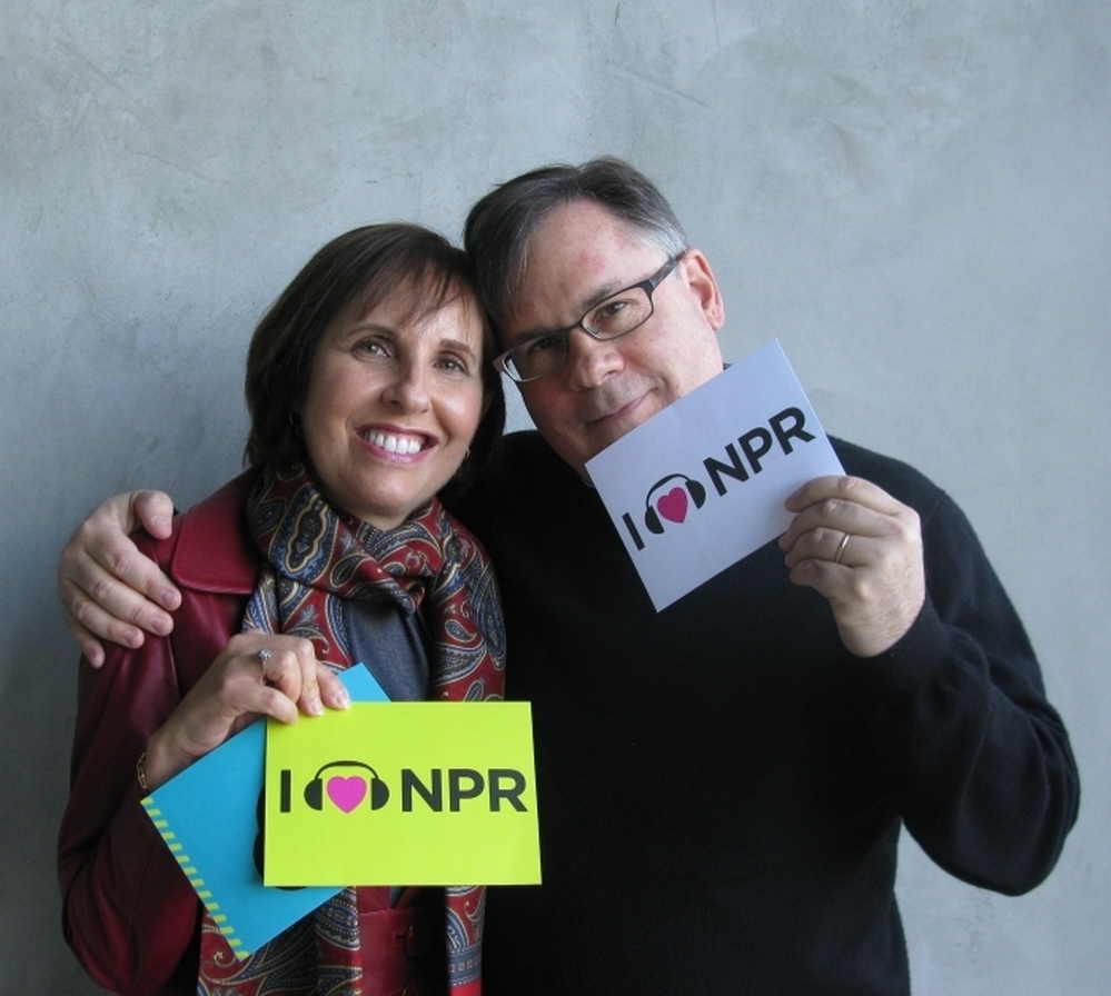 Robert and Michelle King at NPR West