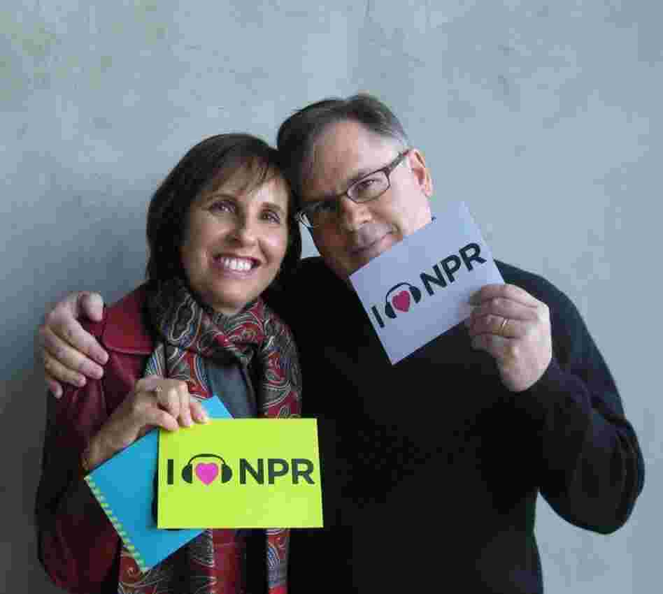 Robert and Michelle King at NPR West
