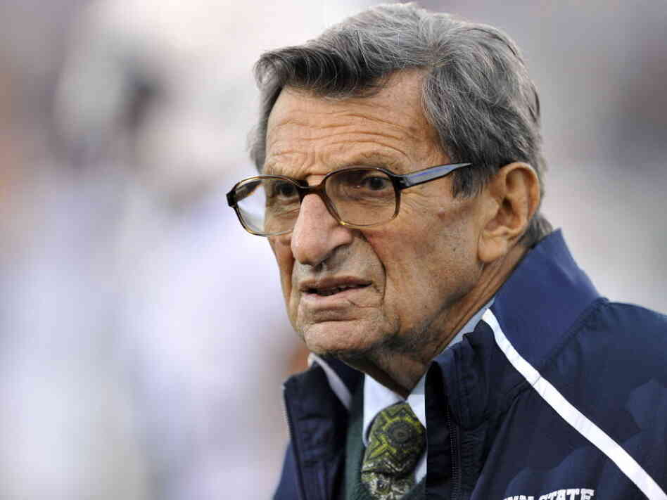 Joe Paterno, during a Penn State game last October.