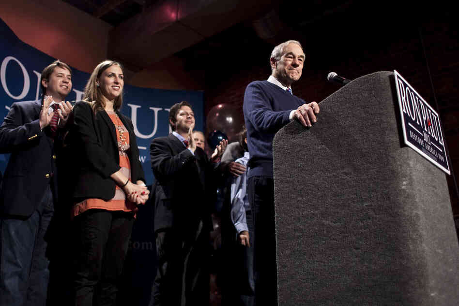 Ron Paul finished fourth, but told supporters the campaign was still in its early stages. "This is the beginning of a long hard slog," he said. 