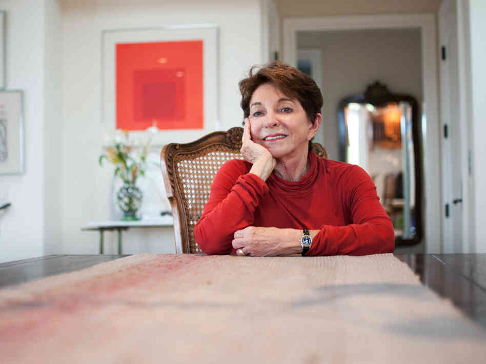 Sue Freeman, at her home in Laguna Beach, Calif., had suffered from macular degeneration. "One day, I looked down and I could see my watch," she said. "I probably hadn't seen it in about a year and a half or two. And I could see. So that was exciting for me. And I remember saying, 'Oh my goodness. I can see my watch. I can actually tell time."
