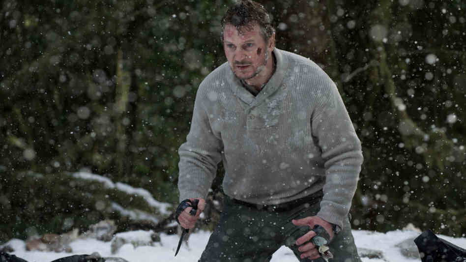 Cold Blood: John Ottoway (Liam Neeson) and his fellow air-crash survivors take on the arctic elements — and a hungry wolf pack — in The Grey. Cold Blood: John Ottoway (Liam Neeson) and his fellow air-crash survivors take on the arctic elements — and a hungry wolf pack — in The Grey.