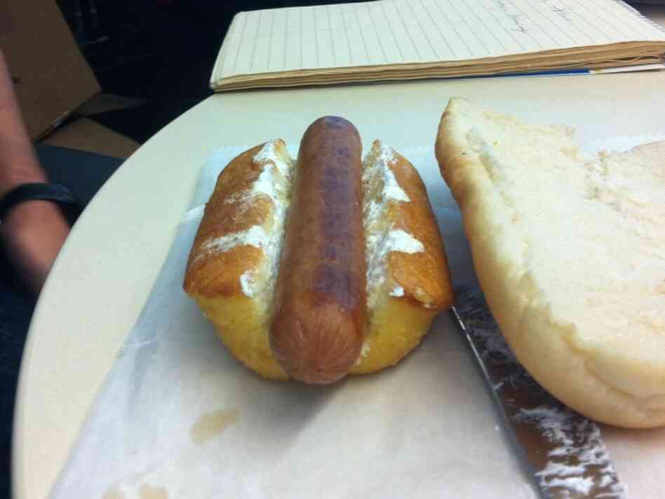 The Twinkie Wiener Sandwich. 