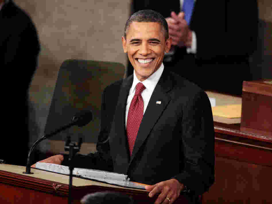 In the final State of the Union address of his term, President Obama called for an economy "where everyone gets a fair shot." In the final State of the Union address of his term, President Obama called for an economy "where everyone gets a fair shot."