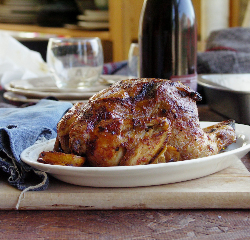Whole Roast Chicken With Harissa