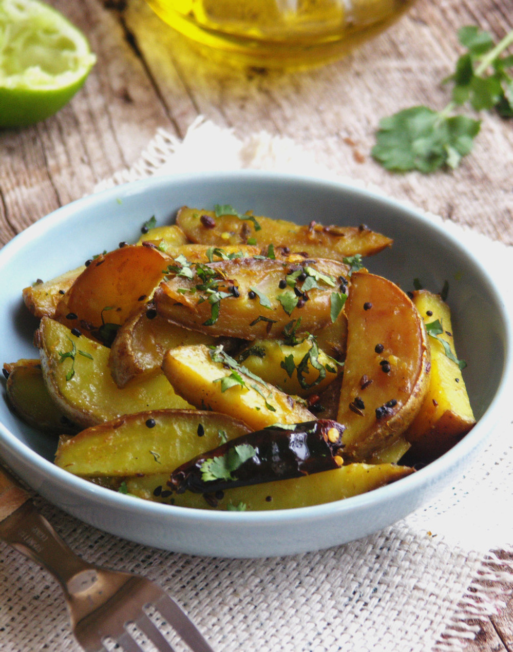 Potatoes With Indian Five Spice