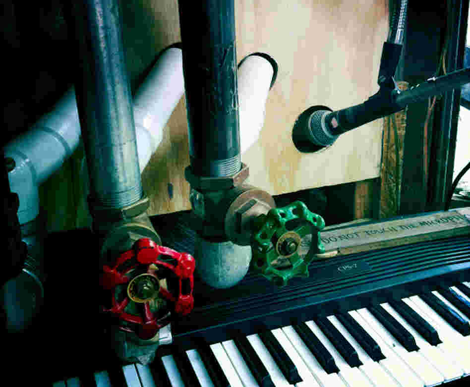 The Water Organ by Jayme Kalal allows visitors to hear a keyboard played through water. Click here to listen.
