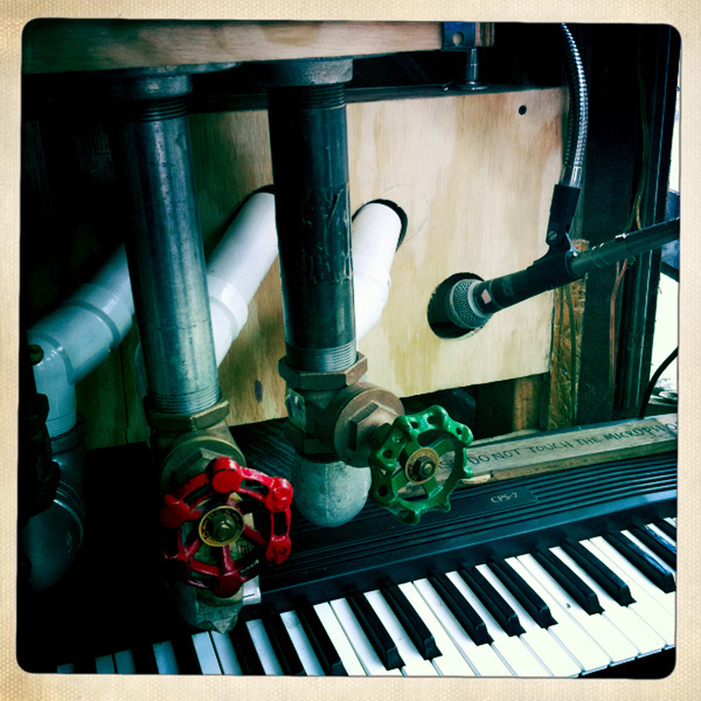 The Water Organ by Jayme Kalal allows visitors to hear a keyboard played through water. Click here to listen.