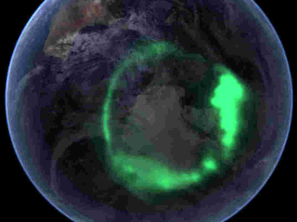 2005's Southern Spectacular: A satellite took this image of the aurora australis (southern lights) in September 2005, after a solar flare sent plasma — an ionized gas of protons and electrons — flying toward Earth. 2005's Southern Spectacular: A satellite took this image of the aurora australis (southern lights) in September 2005, after a solar flare sent plasma — an ionized gas of protons and electrons — flying toward Earth.