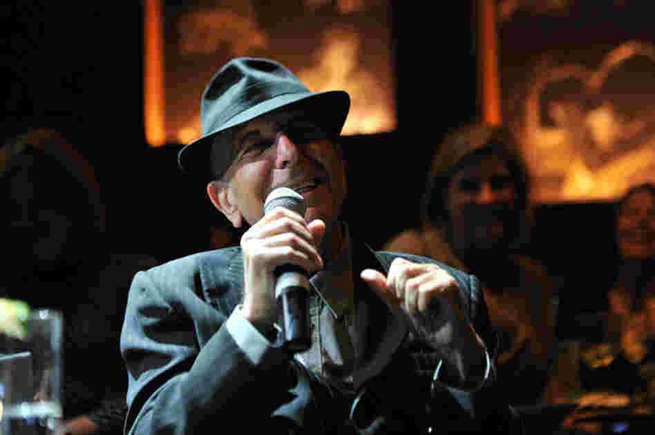 Leonard Cohen at Joe's Pub in New York City. Performing live after years away from the stage "warmed some part of my heart that had taken on a chill," he says.