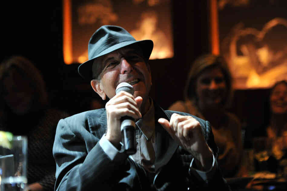 Leonard Cohen at Joe's Pub in New York City. Performing live after years away from the stage "warmed some part of my heart that had taken on a chill," he says.