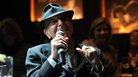 Leonard Cohen at Joe's Pub in New York City. Performing live after years away from the stage "warmed some part of my heart that had taken on a chill," he says. Leonard Cohen at Joe's Pub in New York City. Performing live after years away from the stage "warmed some part of my heart that had taken on a chill," he says.