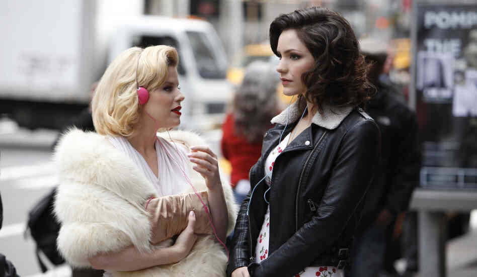 Ingenue Or Leading Lady? Ivy (played by Megan Hilty, left) and Karen (played by Katharine McPhee) compete for the coveted lead role in Smash, which premieres Feb. 6 on NBC. Ingenue Or Leading Lady? Ivy (played by Megan Hilty, left) and Karen (played by Katharine McPhee) compete for the coveted lead role in Smash, which premieres Feb. 6 on NBC.