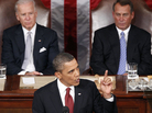President Obama delivers the State of the Union address at the Capitol on Tuesday. President Obama delivers the State of the Union address at the Capitol on Tuesday.