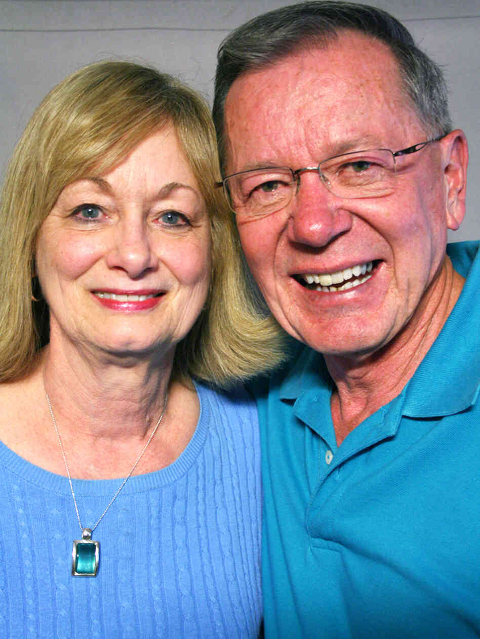 Buelah and Dennis Apple spoke about their son Denny during a visit to StoryCorps in Kansas City, Mo.