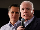 Sen. John McCain, right, as he endorsed Mitt Romney's bid for the presidency earlier this month. Sen. John McCain, right, as he endorsed Mitt Romney's bid for the presidency earlier this month.