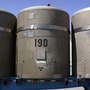 Without a centralized national repository for nuclear waste, the radioactive material is currently being kept at various sites across the country. Above, large concrete canisters, each holding 14 55-gallon drums of waste, are loaded on a truck in 2005 in Richland, Wash., where they were later shipped to a facility in New Mexico.