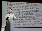 In a revival of Wit on Broadway, Cynthia Nixon plays Vivan Bearing, a brilliant John Donne scholar forced to consider her own mortality when she's diagnosed with ovarian cancer. In a revival of Wit on Broadway, Cynthia Nixon plays Vivan Bearing, a brilliant John Donne scholar forced to consider her own mortality when she's diagnosed with ovarian cancer.