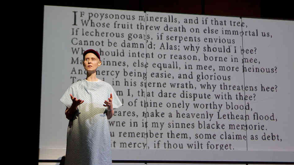In a revival of Wit on Broadway, Cynthia Nixon plays Vivan Bearing, a brilliant John Donne scholar forced to consider her own mortality when she's diagnosed with ovarian cancer. In a revival of Wit on Broadway, Cynthia Nixon plays Vivan Bearing, a brilliant John Donne scholar forced to consider her own mortality when she's diagnosed with ovarian cancer.
