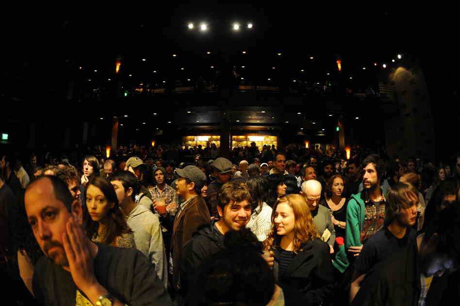 The crowd at XPN's Live Friday Free at Noon concert.