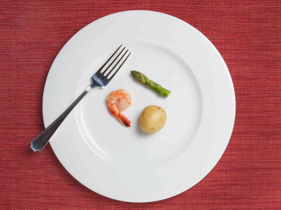On a smaller plate, this meal would look larger — and feel more filling.