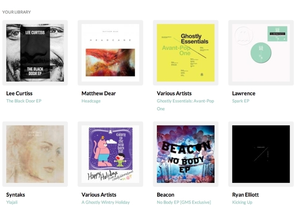 Fans of the indie label Ghostly International can access new releases via Drip.fm's subscription service.