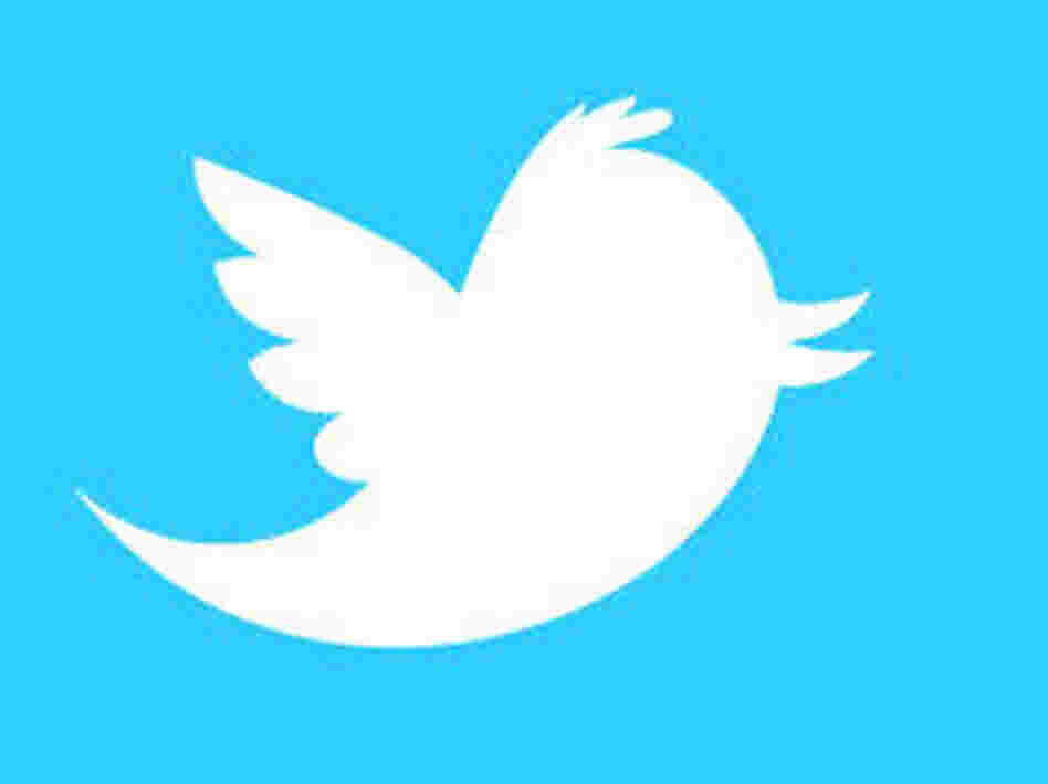 Twitter logo. Twitter logo.