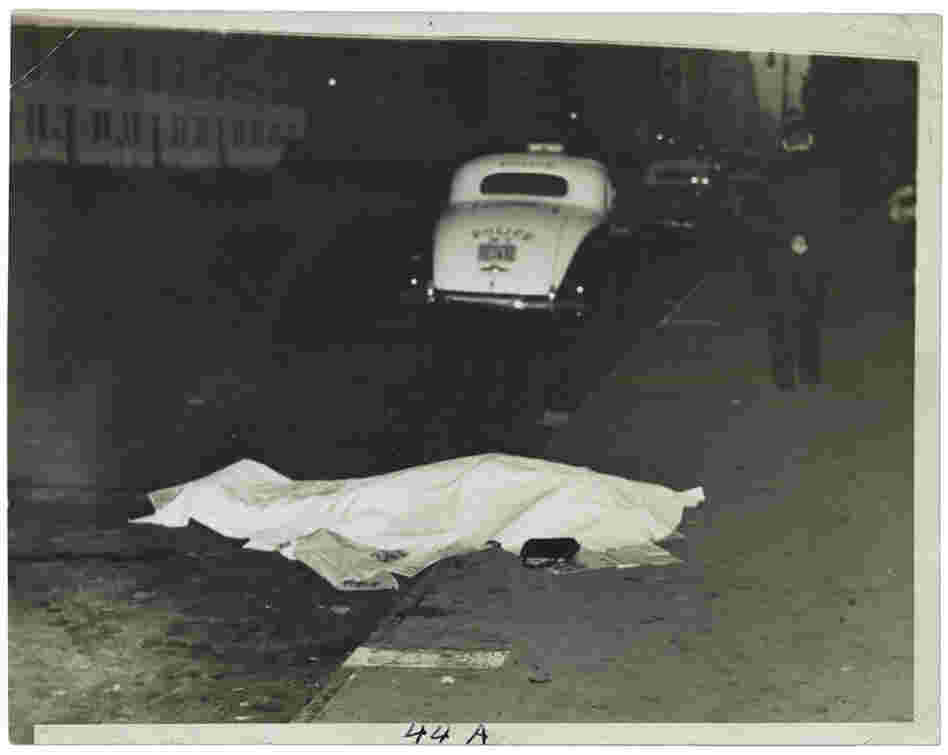 Girl jumped out of car, and was killed, on Park Ave., circa 1938