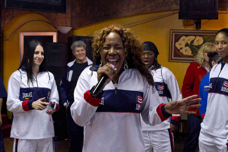 Franchon was a contestant on American Idol. She swore that if she didn't make history singing, she was going to do it boxing. She is ranked No. 1 in the country. Here, she entertains her teammates at a tournament. "I'm not going to let anybody stop me.  Boxing is part of my life, it's not my life."