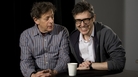 Glass on Glass: Philip Glass (left) and Ira Glass are second cousins. Glass on Glass: Philip Glass (left) and Ira Glass are second cousins.