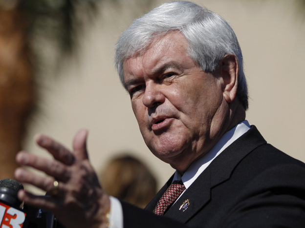 While talking with the media outside the Exciting Idlewild Baptist Church in Lutz, Fla., on Sunday, former House Speaker Newt Gingrich called for a commission to look at new rules for clinics that perform in vitro fertilization.