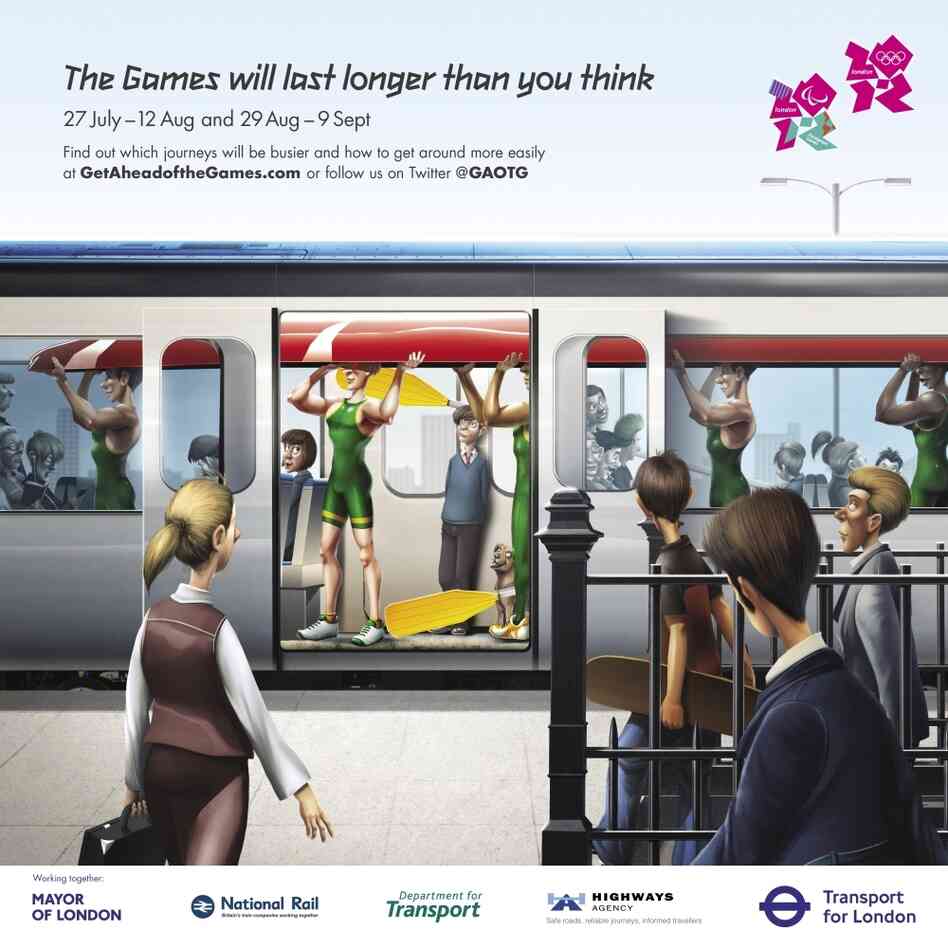The Transport for London website prepares commuters for the London games. The Transport for London website prepares commuters for the London games.