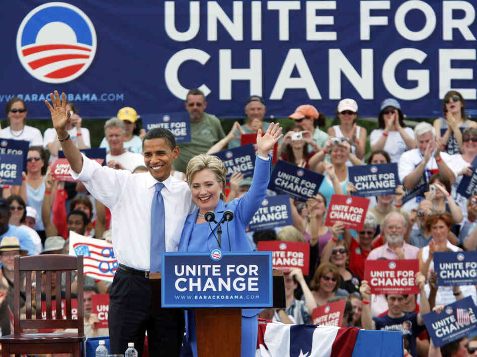 There was the 'endless nastiness' between  Sen. Hillary Rodham Clinton of New York and Sen. Barack Obama of Illinois during the 2008 Democratic primary. Later, the two illustrated the possibilities of mending political fences. Obama and Clinton, now secretary of state, have worked together for more than three years. 