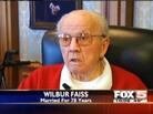 Wilbur Faiss, who's been married more than 78 years. Wilbur Faiss, who's been married more than 78 years.