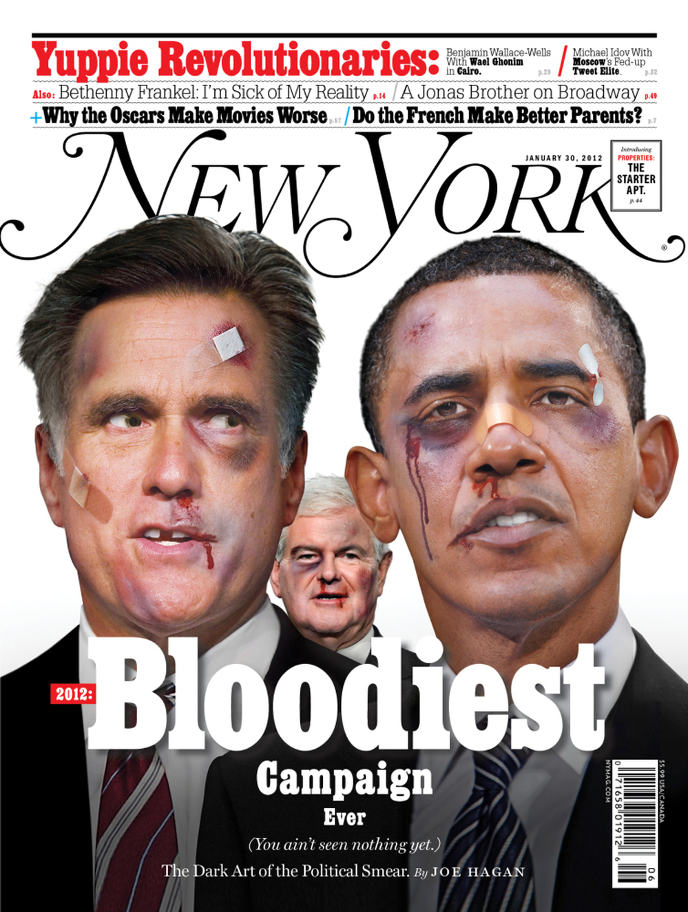 Joe Hagan's cover story in the Jan. 22 edition of New York Magazine details why the 2012 election will be the "most negative in the history of American politics."