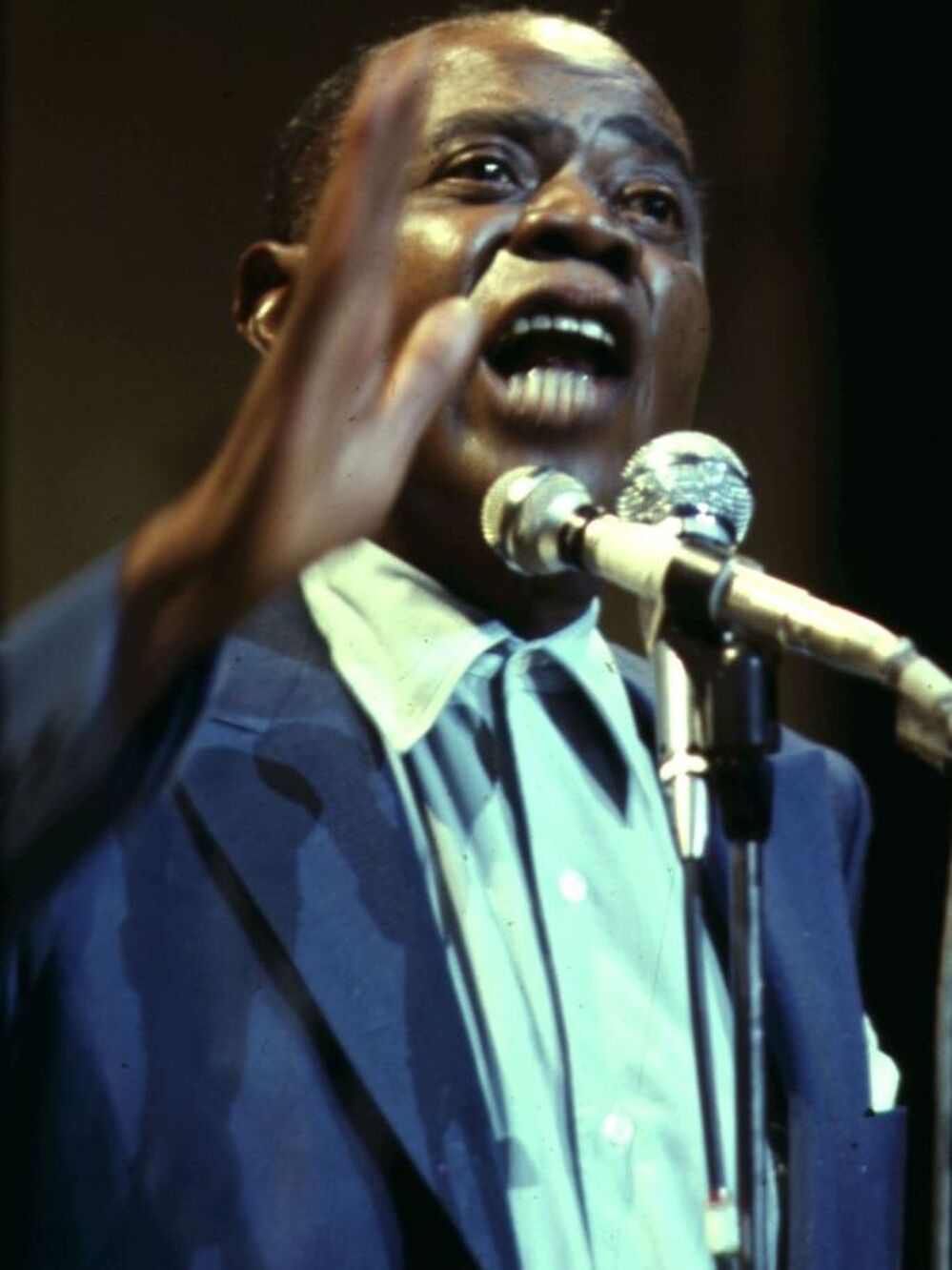 Louis Armstrong, ca. 1956.